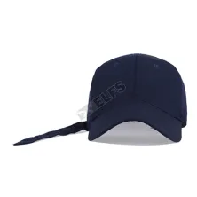 BASEBALL TALI PANJANG Topi Pria Korea Twill Polos Simple Baseball Cap Panjang Biru Dongker