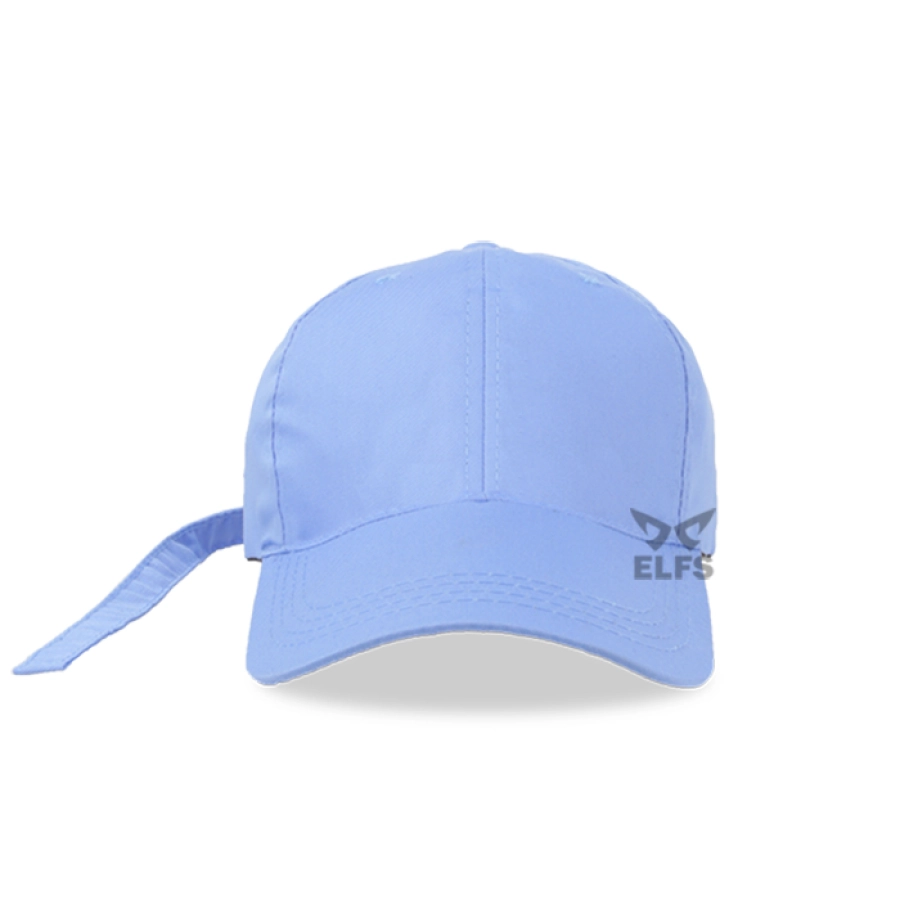 BASEBALL TALI PANJANG Topi Pria Korea Twill Polos Simple Baseball Cap Panjang Biru Pastel 1 to3_basic_twill_baseball_cap_panjang_bp_00_copy