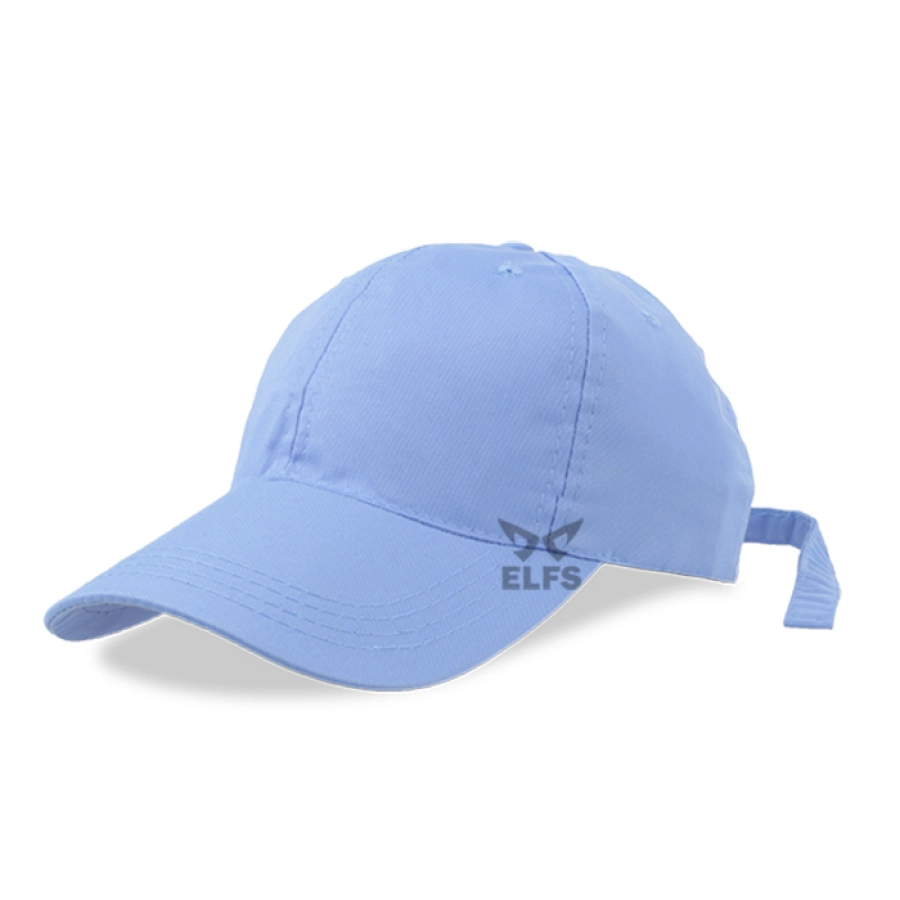 BASEBALL TALI PANJANG Topi Pria Korea Twill Polos Simple Baseball Cap Panjang Biru Pastel 2 to3_basic_twill_baseball_cap_panjang_bp_01_copy