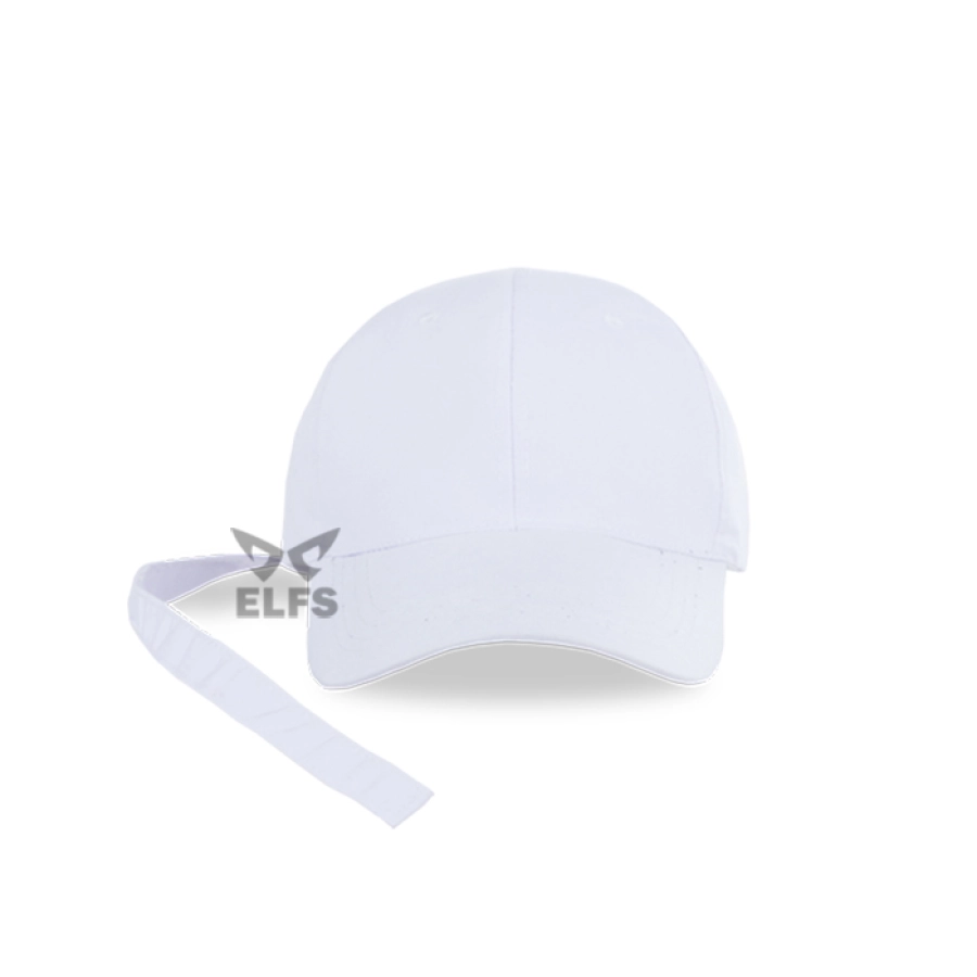 BASEBALL TALI PANJANG Topi Pria Korea Twill Polos Simple Baseball Cap Panjang Putih 1 to3_basic_twill_baseball_cap_panjang_px_0