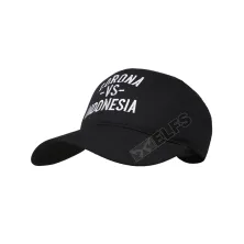 BASEBALL MOTIF Elfs  Topi Baseball Twill Bordir Crna vs Indonesian Unisex Cap Hitam