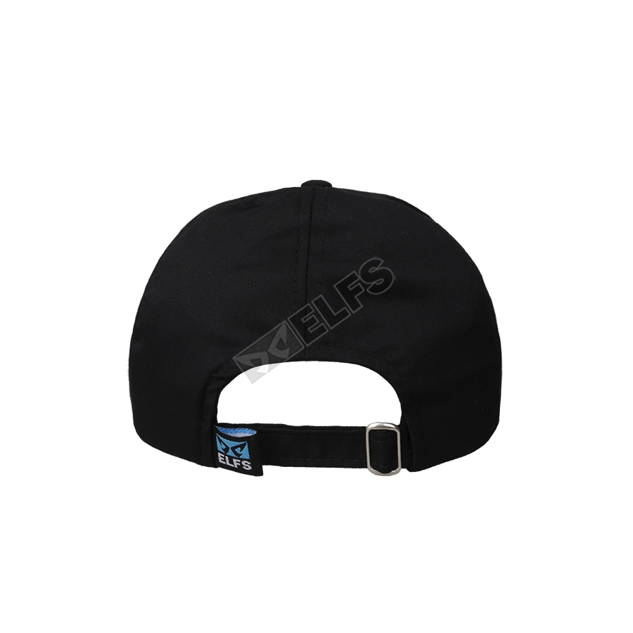 BASEBALL MOTIF Elfs - Topi Baseball Twill Bordir Crna vs Indonesian Unisex Cap Hitam 3 to3_basic_twill_corona_vs_indonesia_hx2