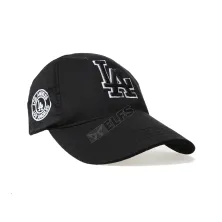 BASEBALL MOTIF Topi Baseball Unisex Twill Bordir LA Los Angeles Hitam