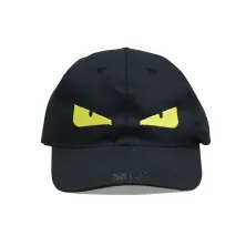 BASEBALL MOTIF Topi Baseball Twill Monster Hitam