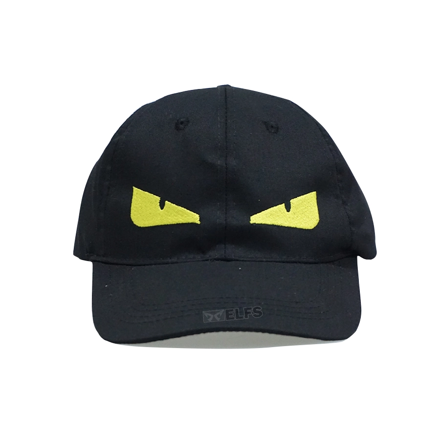 BASEBALL MOTIF Topi Baseball Twill Monster Hitam 1 to3_basic_twill_monster_hx_0