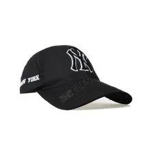 BASEBALL MOTIF Topi Baseball Unisex Twill Bordir New York Hitam