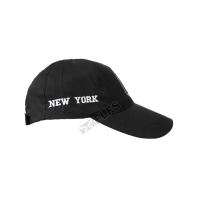 BASEBALL MOTIF Topi Baseball Unisex Twill Bordir New York Hitam 2 to3_basic_twill_nyc_hx_1_copy