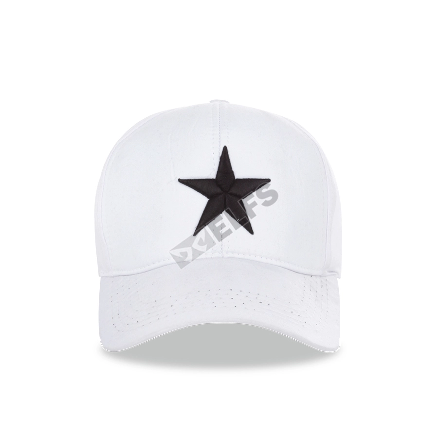 BASEBALL MOTIF Unisex Topi Baseball Twill Bordir Star Putih 1 to3_basic_twill_star_px_00_copy