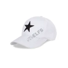 BASEBALL MOTIF Unisex Topi Baseball Twill Bordir Star Putih