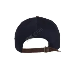 BASEBALL MOTIF Topi Baseball Bordir Suede Tokyo Biru Dongker