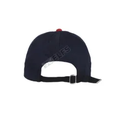 BASEBALL MOTIF Topi Baseball Bordir Suede Newyork Biru Dongker