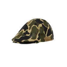 TOPI PELUKIS Topi Flatcap Painter Fleece Army Coklat Muda