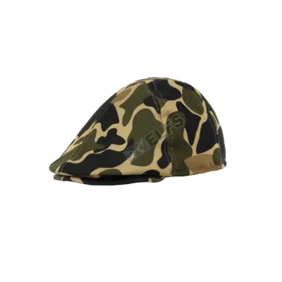 TOPI PELUKIS Topi Flatcap Painter Fleece Army Coklat Muda 1 to3_fleece_painter_army_cm_0