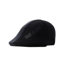 TOPI PELUKIS Topi Flatcap Painter Fleece Polos Hitam