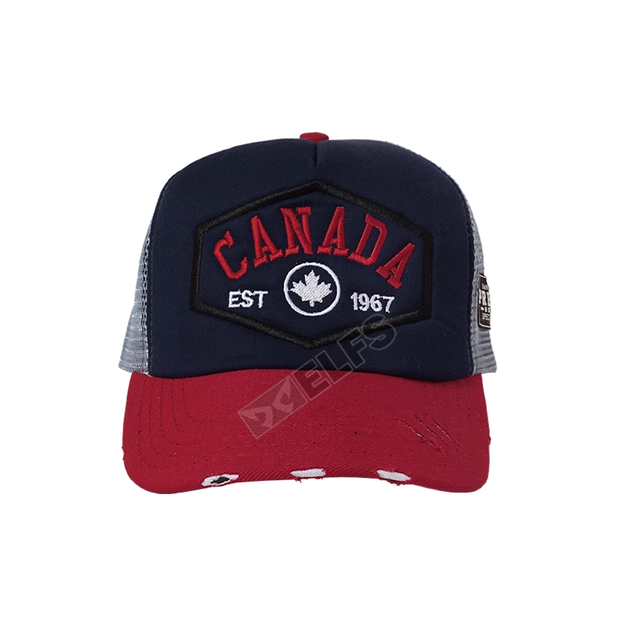 BASEBALL MOTIF Topi Baseball Jala Sobek Canada Kombinasi Biru Dongker 2 to3_jala_sobek_canada_kombinasi_bd_1