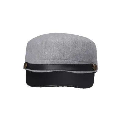 TOPI KOMANDO Topi Komando Apolo Hat Newsboy Cap Abu Muda 2 to3_komando_apolo_am1