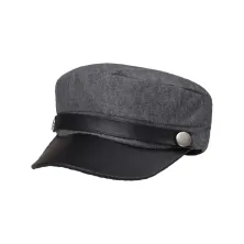 TOPI KOMANDO Topi Komando Apolo Hat Newsboy Cap Abu Tua