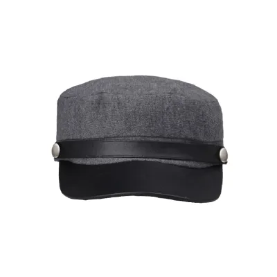 TOPI KOMANDO Topi Komando Apolo Hat Newsboy Cap Abu Tua 2 to3_komando_apolo_at1