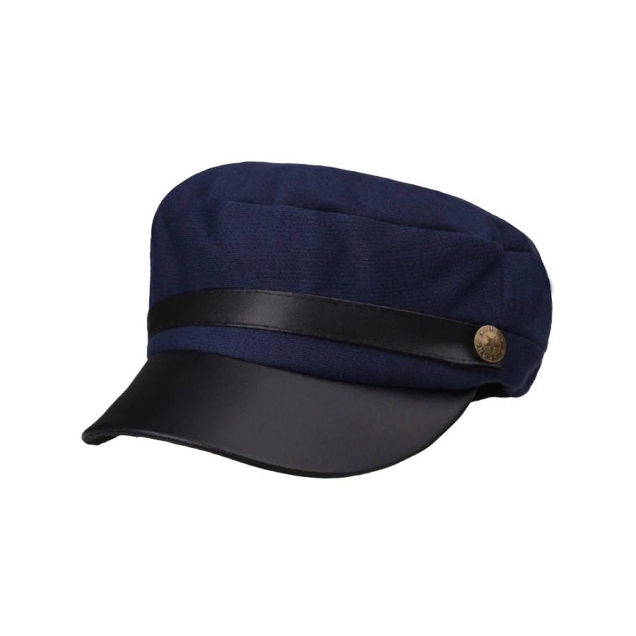 TOPI KOMANDO Topi Komando Apolo Hat Newsboy Cap Biru Dongker 1 to3_komando_apolo_bd0