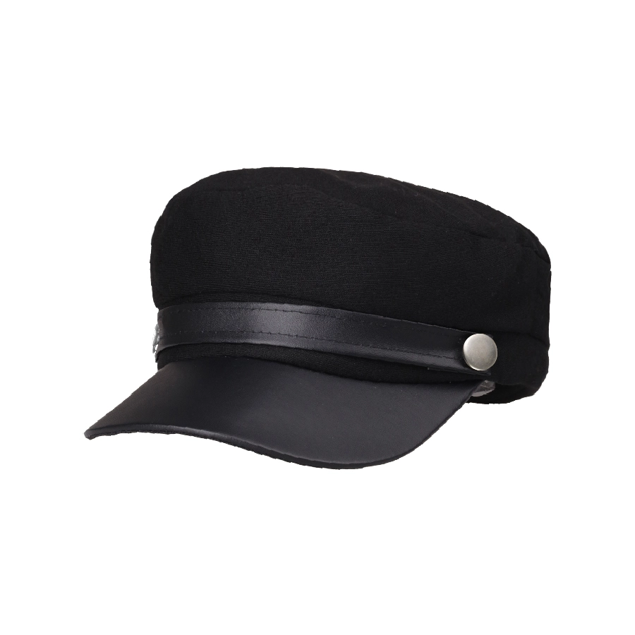 TOPI KOMANDO Topi Komando Apolo Hat Newsboy Cap Hitam 1 to3_komando_apolo_hx0