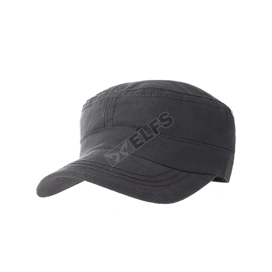 TOPI KOMANDO Topi Komando Military Cap Canvas Polos Abu Tua 1 to3_komando_at_0_copy