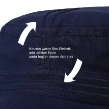 TOPI KOMANDO TOPI KOMANDO KANVAS TACTICAL MILITARY CAP BIRU ELEKTRIK