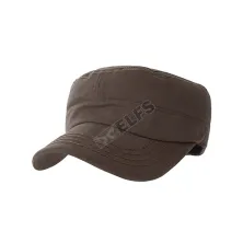 TOPI KOMANDO Topi Komando Military Cap Canvas Polos Coklat Muda