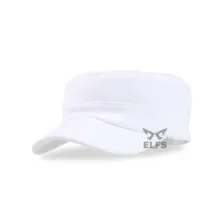 TOPI KOMANDO Topi Komando Military Cap Emboss Polos Putih