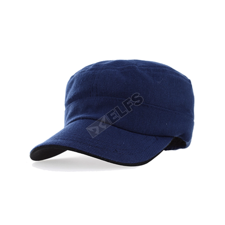 TOPI KOMANDO Topi Komando Military Cap Fleece Polos Biru Tua 1 to3_komando_fleece_bt_0_copy