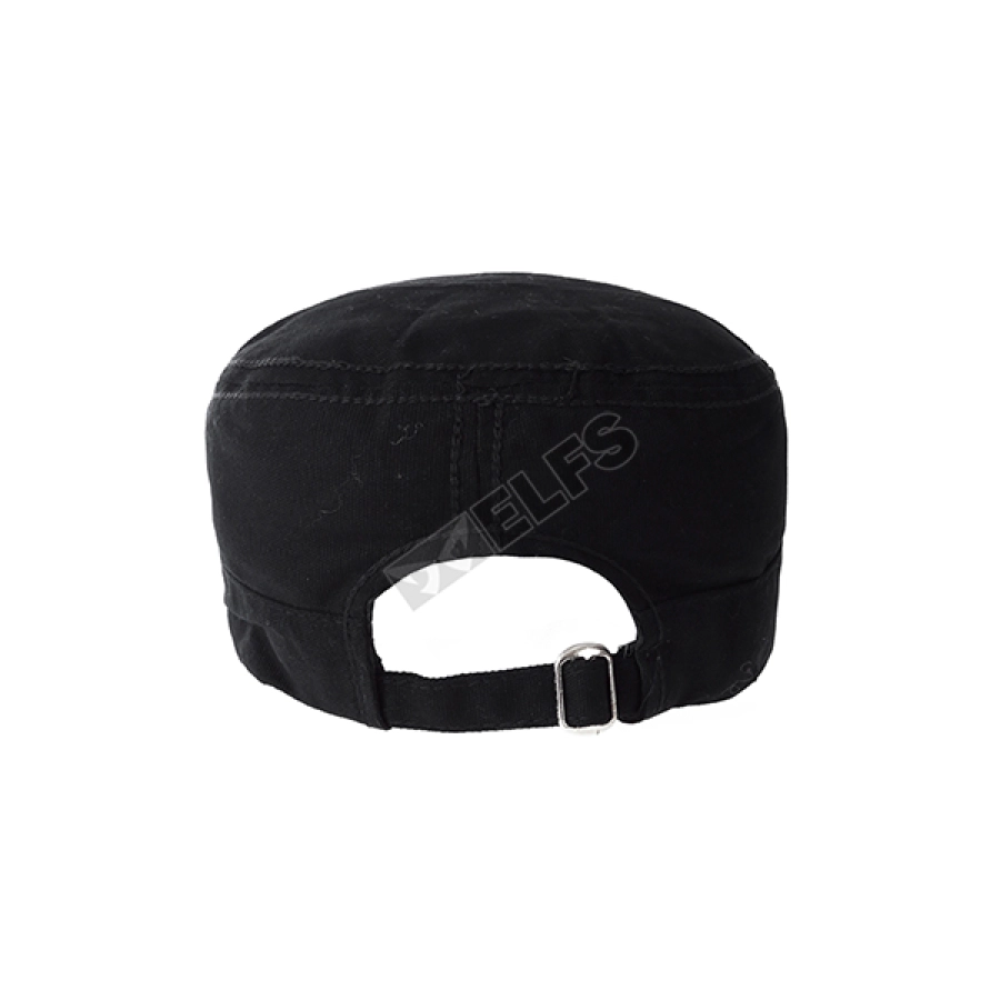 TOPI KOMANDO Topi Komando Military Cap Canvas Polos Hitam 3 to3_komando_hx_2_copy