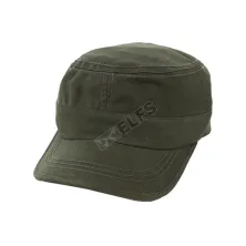 TOPI KOMANDO Topi Komando Military Cap Canvas Polos Hijau Tua