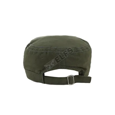 TOPI KOMANDO Topi Komando Military Cap Canvas Polos Hijau Tua 2 to3_komando_it_1_copy