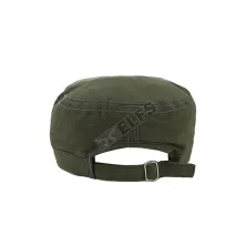 TOPI KOMANDO Topi Komando Military Cap Canvas Polos Hijau Tua