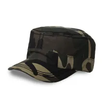 TOPI KOMANDO Topi Komando Kanvas Tactical Military Cap Coklat Muda