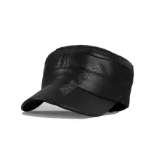 TOPI KOMANDO Topi Komando Military Cap Metallic Polos Hitam