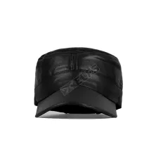 TOPI KOMANDO Topi Komando Military Cap Metallic Polos Hitam