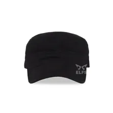 TOPI KOMANDO Topi Komando Military Cap Canvas Polos Prepet Hitam