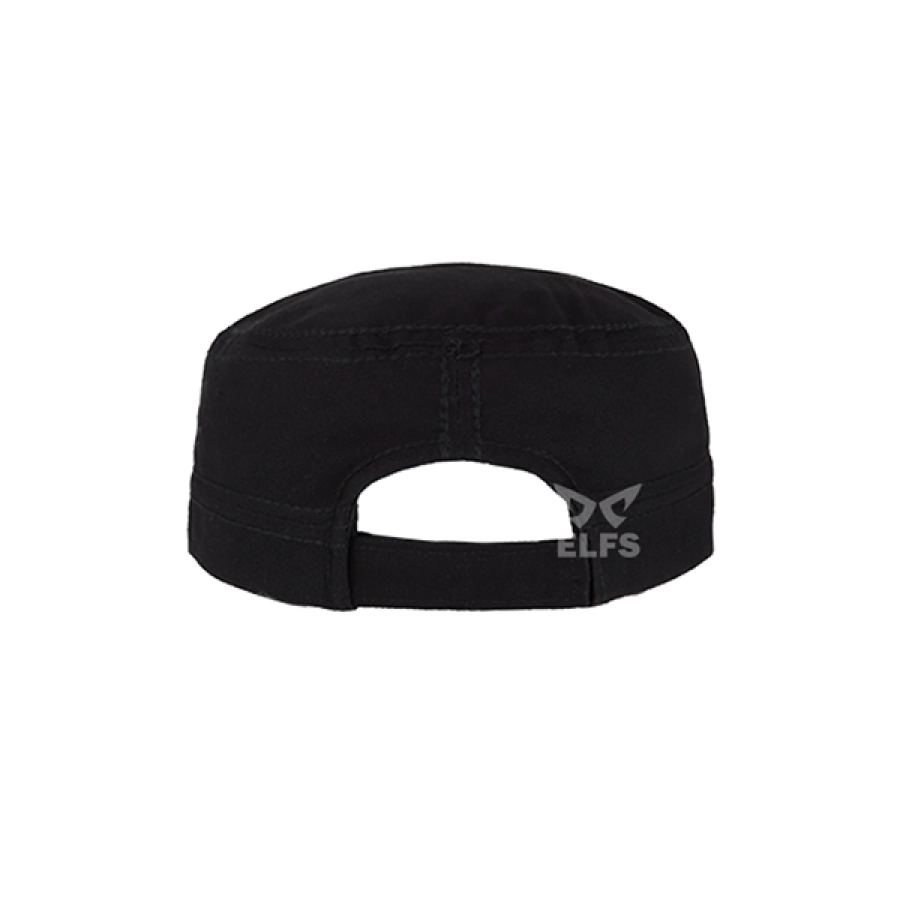 TOPI KOMANDO Topi Komando Military Cap Canvas Polos Prepet Hitam 3 to3_komando_prepet_hx_2_copy