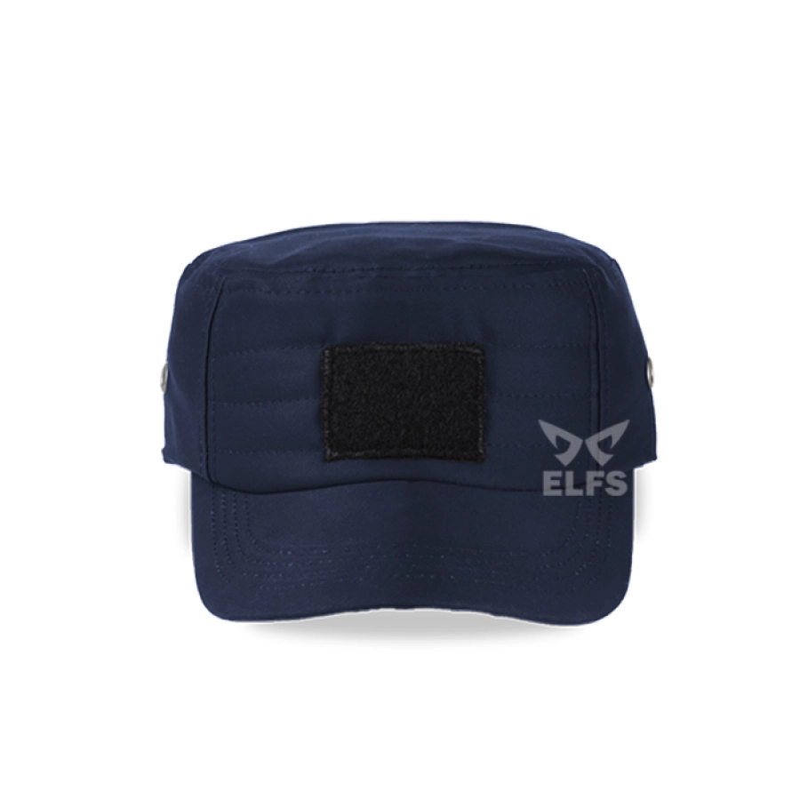 TOPI KOMANDO Topi Komando Military Cap Velcro Biru Dongker 2 to3_komando_velcro_bd_1_copy