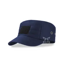 TOPI KOMANDO Topi Komando Military Cap Velcro Biru Tua