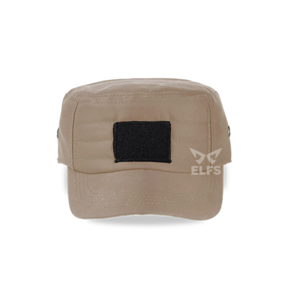 TOPI KOMANDO Topi Komando Military Cap Velcro Coklat Muda 2 to3_komando_velcro_cm_1_copy