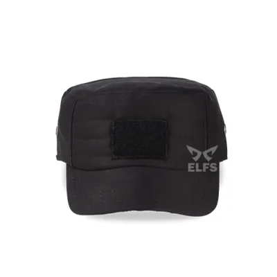 TOPI KOMANDO Topi Komando Military Cap Velcro Hitam 2 to3_komando_velcro_hx_1_copy