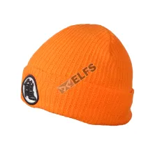 KUPLUK Topi Kupluk Rajut Katun Bordir Beanie Hat Winter Orange