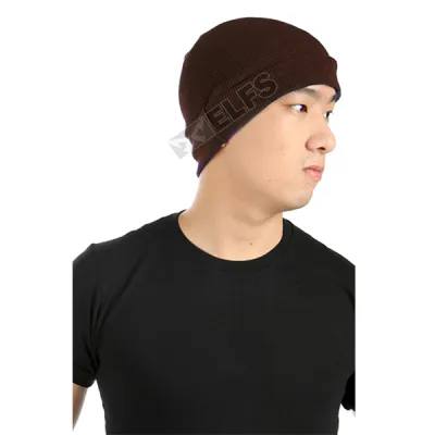 KUPLUK Beanie Hat Kupluk Lipat Coklat Tua 2 to3_kupluk_lipat_ct_1_copy