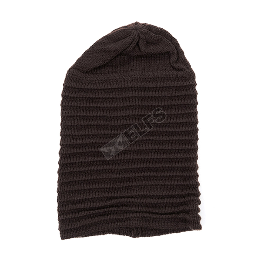 KUPLUK Beanie Hat Kupluk Rajut Alur Coklat Tua 4 to3_kupluk_rajut_alur_ct_3_copy