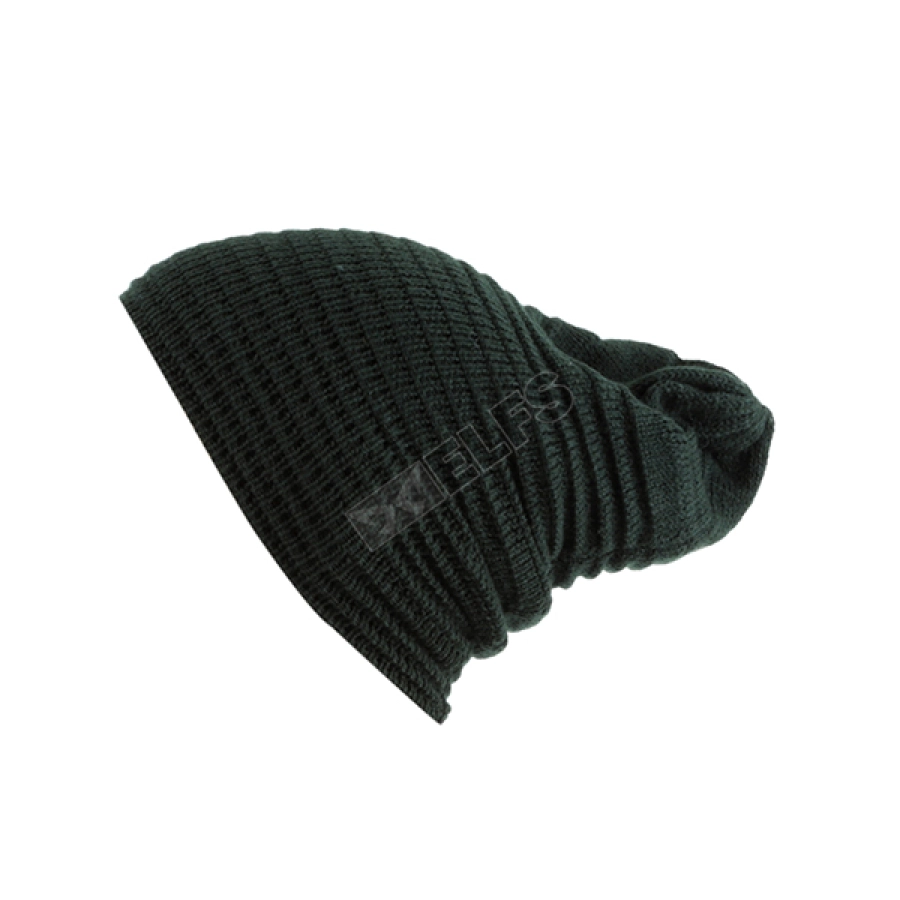 KUPLUK Beanie Hat Kupluk Rajut Alur Hijau Tua 1 to3_kupluk_rajut_alur_it_0_copy