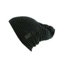 KUPLUK Beanie Hat Kupluk Rajut Alur Hijau Tua