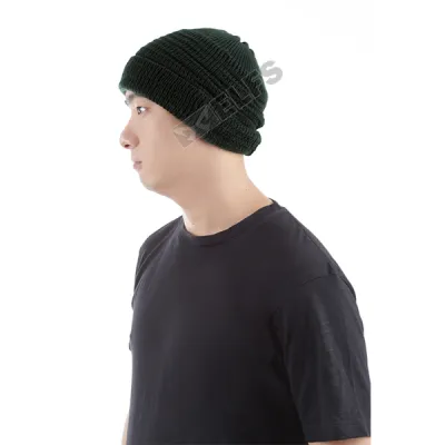 KUPLUK Beanie Hat Kupluk Rajut Alur Hijau Tua 3 to3_kupluk_rajut_alur_it_2_copy