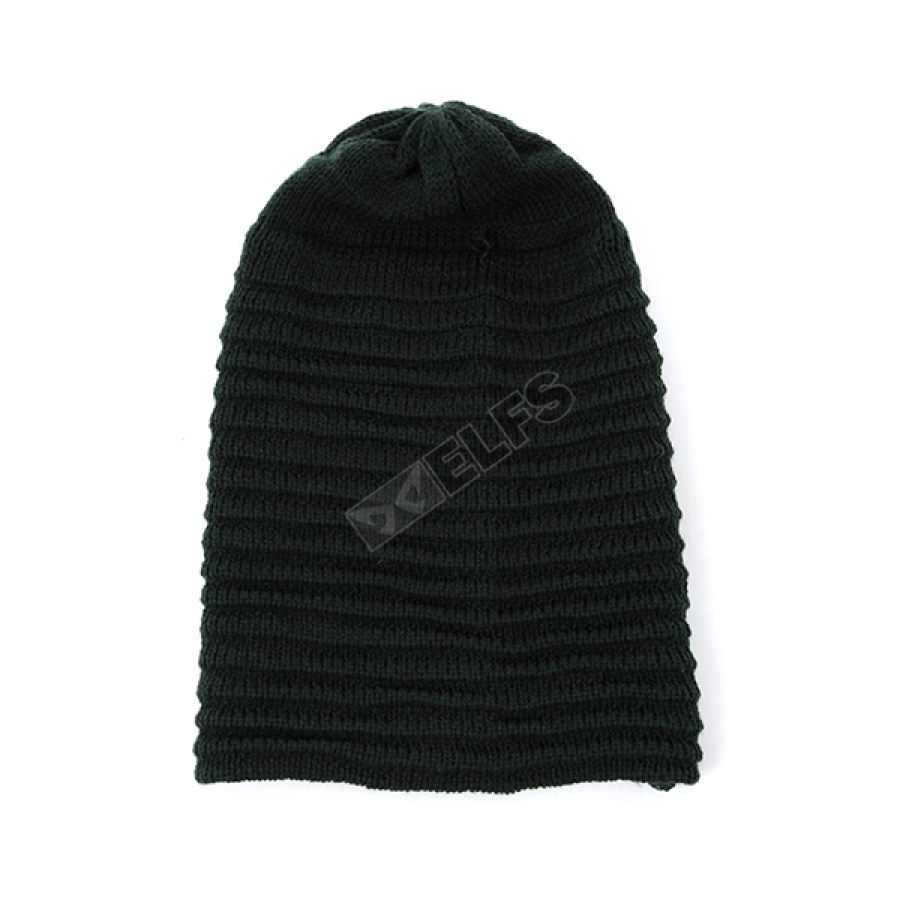 KUPLUK Beanie Hat Kupluk Rajut Alur Hijau Tua 4 to3_kupluk_rajut_alur_it_3_copy