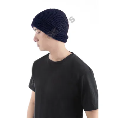 KUPLUK Beanie Hat Kupluk Rajut Polos Biru Dongker 3 to3_kupluk_rajut_polos_bd_2_copy